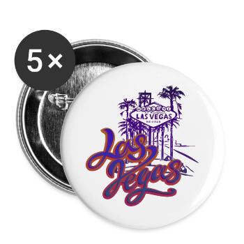 Las Vegas États-Unis Amérique Californie Patriot Travel - Lot de 5 grands badges (56 mm) - blanc - Devant