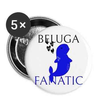 Marine Conservation - Buttons large 2.2''/56 mm (5-pack) - white - Front
