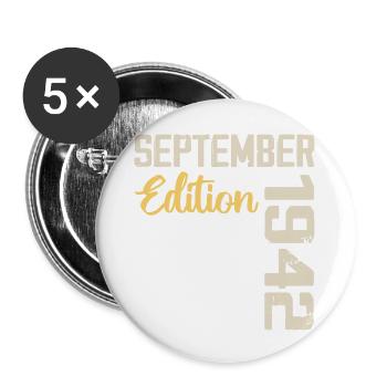 September 1942 - 82nd Anniversary September 1942 - Buttons large 2.2''/56 mm (5-pack) - white - Front