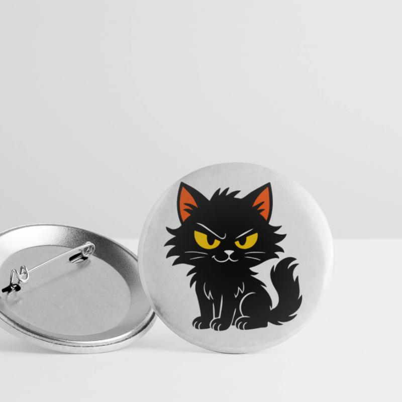 Chaton doux Lot de 5 grands badges (56 mm)