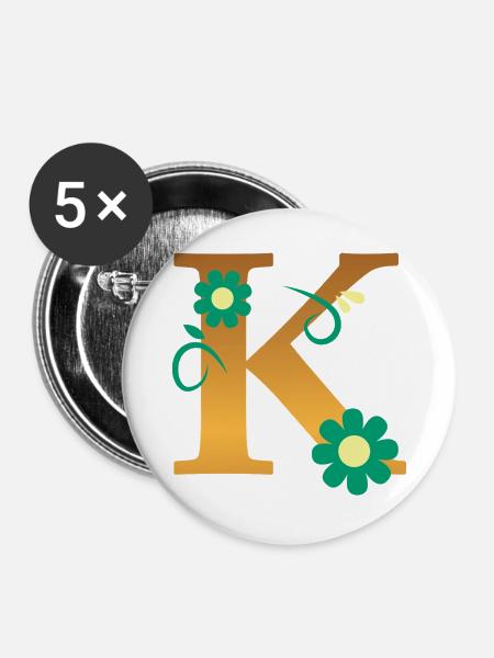 K - Buttons groß 56 mm (5er Pack) - Weiß
