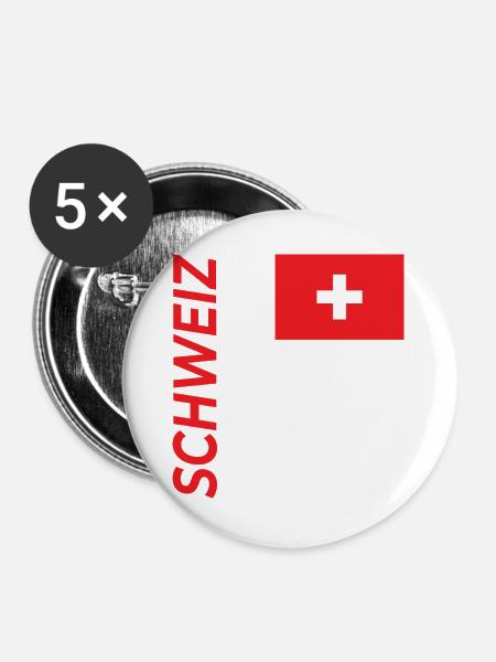 Thun - Buttons groß 56 mm (5er Pack) - Weiß
