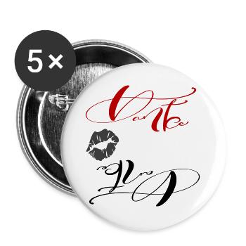 thank you - Buttons large 2.2''/56 mm (5-pack) - white - Front