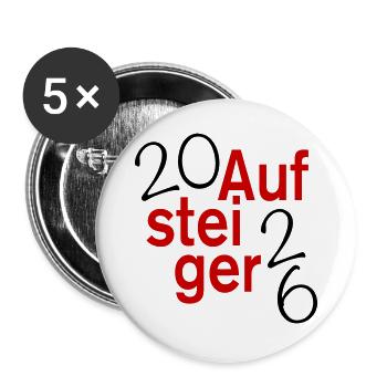 Promoted 2026 Promotion - Buttons large 2.2''/56 mm (5-pack) - white - Front