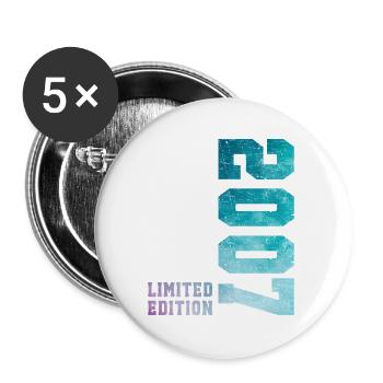 2007 Limited Edition 19 Years Anniversary - Buttons large 2.2''/56 mm (5-pack) - white - Front