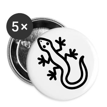 lizard - Buttons large 2.2''/56 mm (5-pack) - white - Front