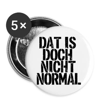 HoemmaSammaWattWillste - Buttons groß 56 mm (5er Pack) - Weiß - Vorne