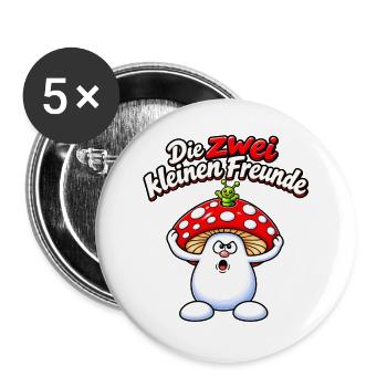 file_000000005d00820a9617b1e5231e2e40 - Buttons groß 56 mm (5er Pack) - Weiß - Vorne