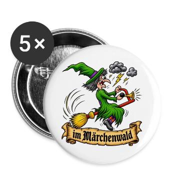 1000188454 - Buttons groß 56 mm (5er Pack) - Weiß - Vorne