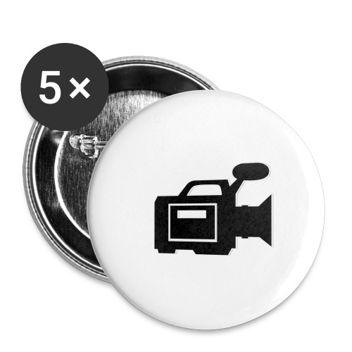 camera - Buttons/Badges stor, 56 mm (5-pack)