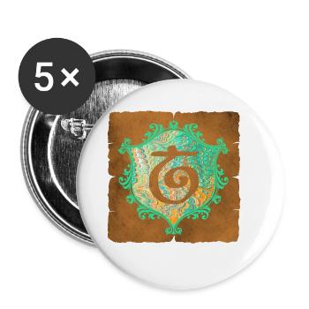 E 36 T - Buttons large 2.2''/56 mm (5-pack) - white - Front
