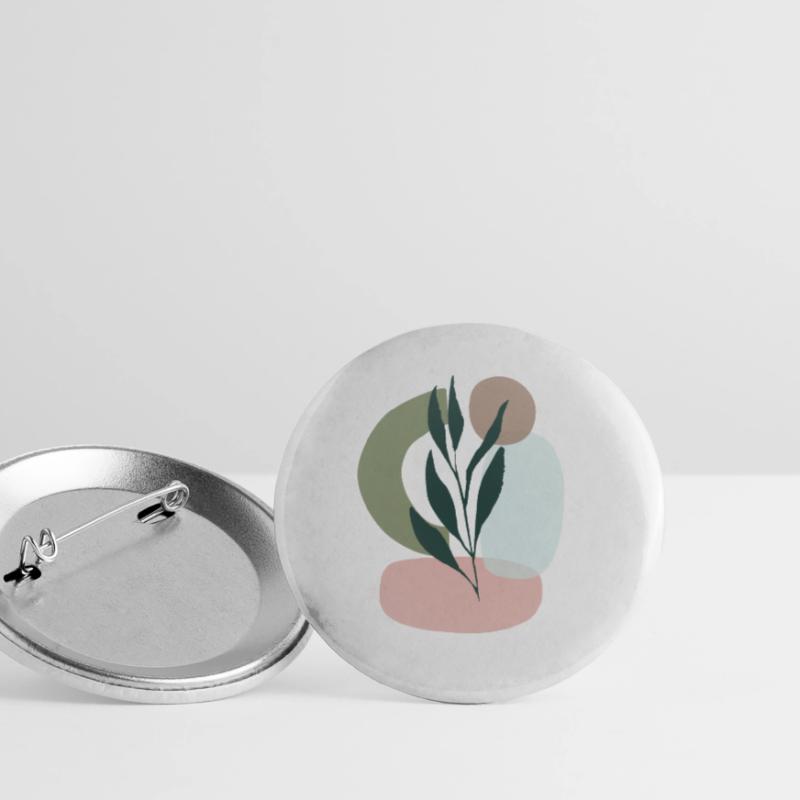 Minimalistic Boho Style Buttons groß 56 mm (5er Pack)