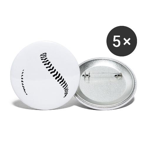 Baseball Naht / Baseball Seams - Przypinka duża 56 mm (pakiet 5 szt.)