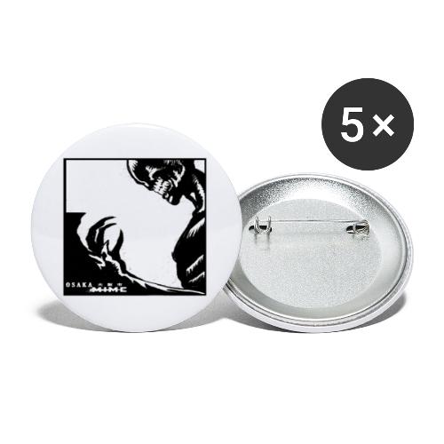 Osaka Mime - Buttons large 2.2''/56 mm (5-pack)