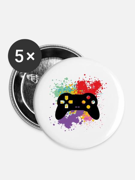 Konsole - Buttons groß 56 mm (5er Pack) - Weiß