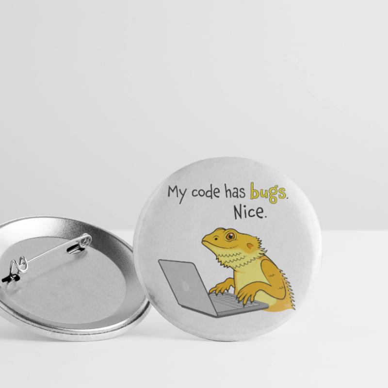 Lizard coding Buttons large 2.2''/56 mm (5-pack)