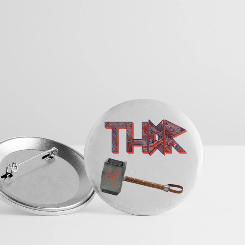 thor mjölnir e 261 Buttons groß 56 mm (5er Pack)