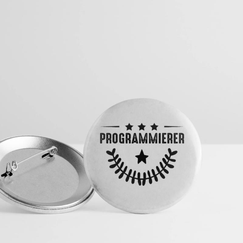 Programmer profession Buttons large 2.2''/56 mm (5-pack)
