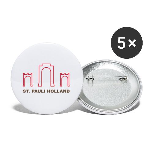 2019 st pauli nl t shirt millerntor 2 - Buttons groot 56 mm (5-pack)
