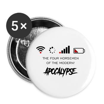 Apocalypse - WLAN - Internet - Battery off - Buttons large 2.2''/56 mm (5-pack) - white - Front