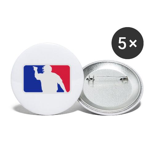 Baseball Umpire Logo - Buttons/Badges stor, 56 mm (5-pack)