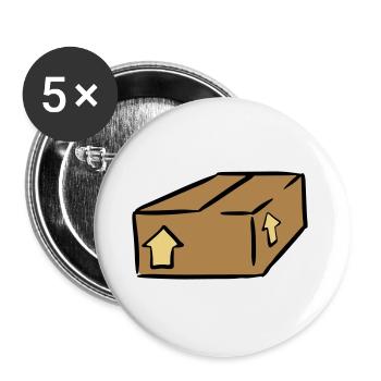 Paket Post Package Paquet - Buttons large 2.2''/56 mm (5-pack) - white - Front