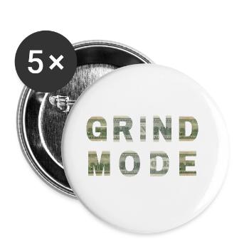 Grind Fashion Dollar Bill Texture Motivation - Buttons large 2.2''/56 mm (5-pack) - white - Front