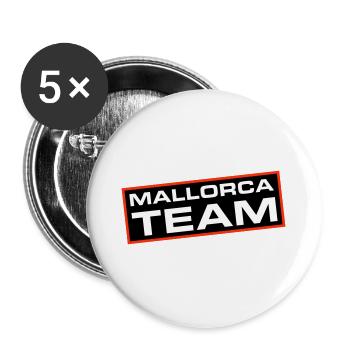 Mallorca Team - Buttons large 2.2''/56 mm (5-pack) - white - Front