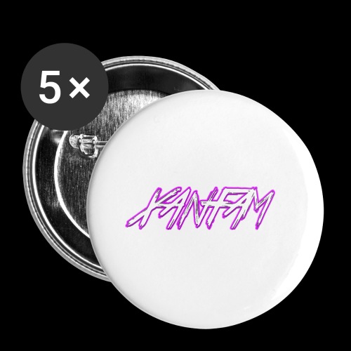 XANFAM (FREE LOGO) - Buttons groß 56 mm (5er Pack)