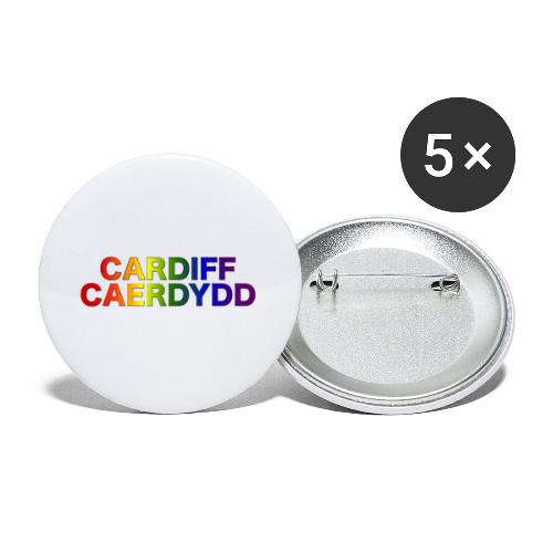 CARDIFF CAERDYDD - Buttons large 2.2''/56 mm (5-pack)