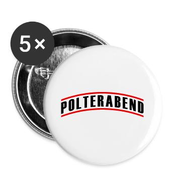 Bachelor party bachelor party - Buttons large 2.2''/56 mm (5-pack) - white - Front