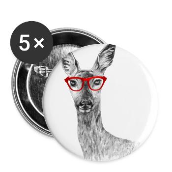 Roe - Buttons large 2.2''/56 mm (5-pack) - white - Front