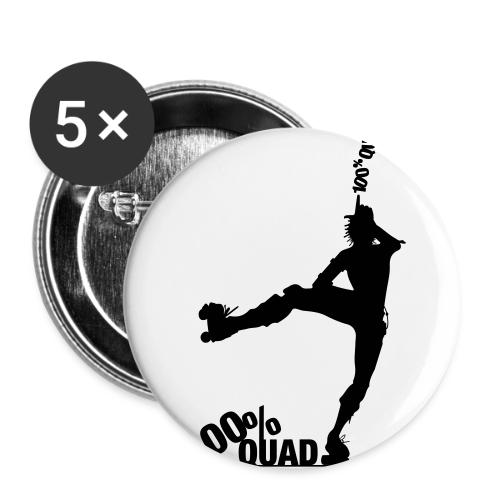 Roller Quad - Lot de 5 grands badges (56 mm)