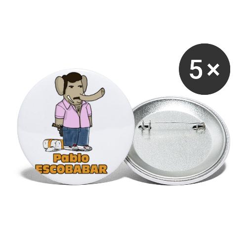 PABLO ESCOBABAR ! (par Axel Ville) - Buttons large 2.2''/56 mm (5-pack)