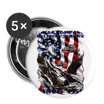 Supplier employees with a V8 Truck Adler - Buttons large 2.2''/56 mm (5-pack) - white - Front
