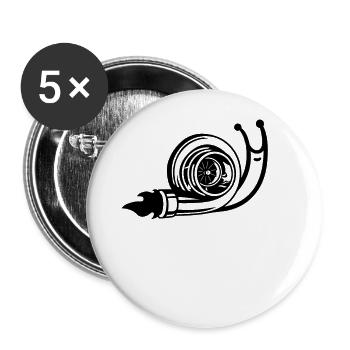 Turbo Snail Auto Turbo Screw - Buttons large 2.2''/56 mm (5-pack) - white - Front