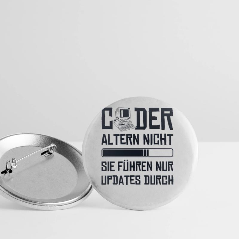 Coder Altern Nicht Developer Softwareingenieur Buttons groß 56 mm (5er Pack)
