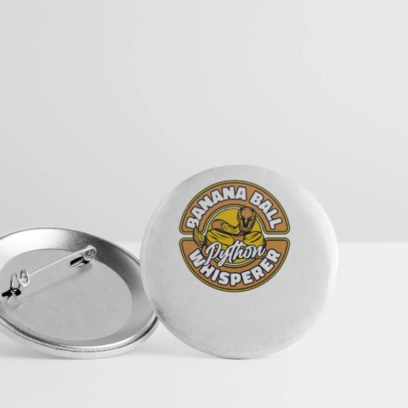 Boule de banane Python Chuchoter Python Boule de banane Lot de 5 grands badges (56 mm)