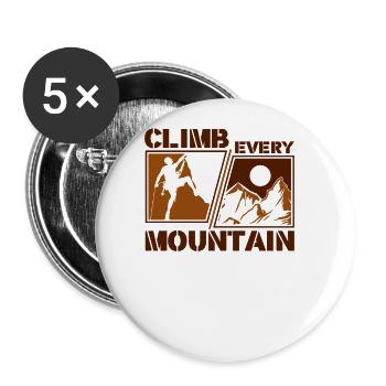 Climb Every Mountain Sport Climbing Speed Climbing - Buttons large 2.2''/56 mm (5-pack) - white - Front