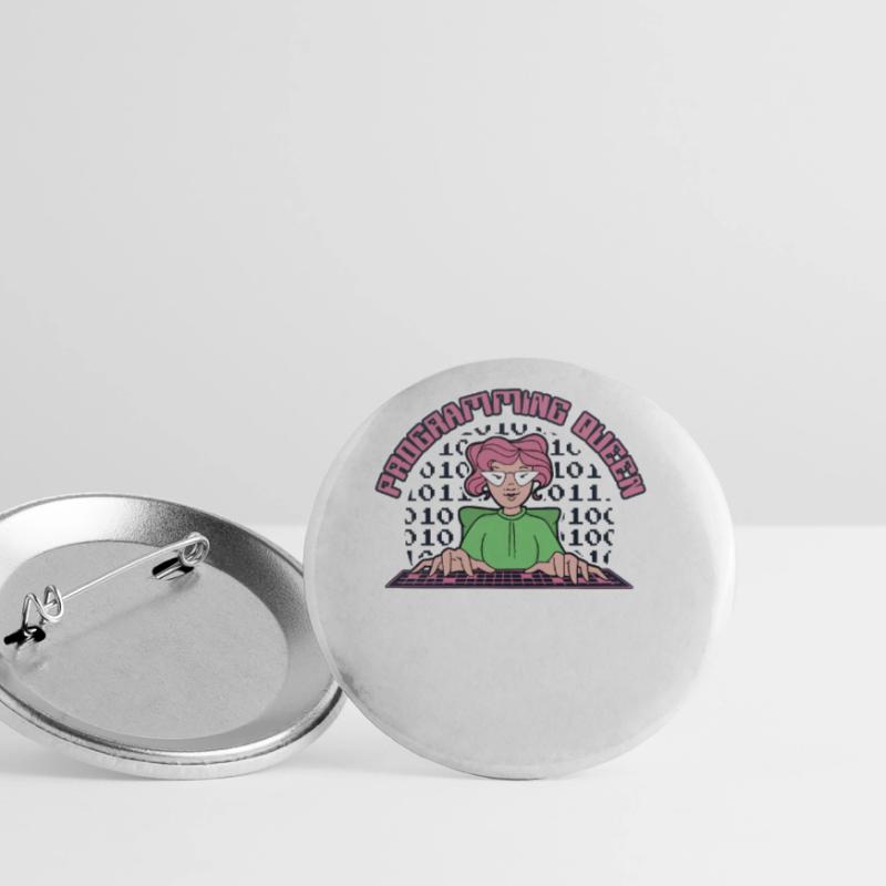 Programming Queen Software Developer Developer Buttons large 2.2''/56 mm (5-pack)