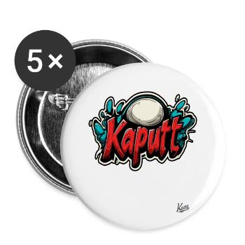 Broken: Masterpieces of Destruction - Buttons large 2.2''/56 mm (5-pack) - white - Front