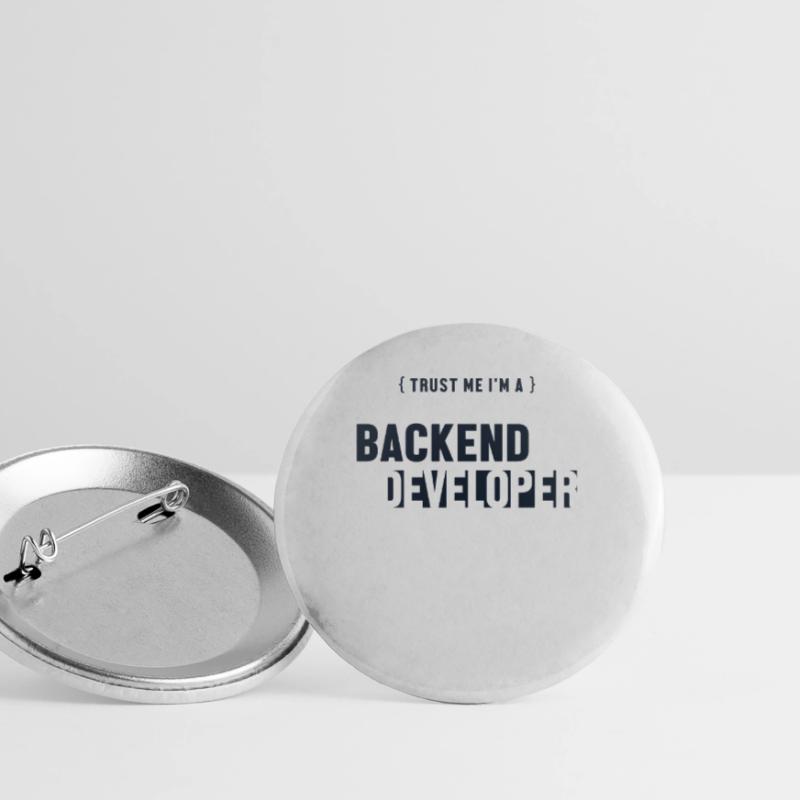 Trust Me I'm Backend Developer Engineer Software Buttons large 2.2''/56 mm (5-pack)
