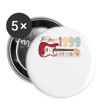 Vintage 1999 Édition Limitée 23ème anniversaire | - Lot de 5 grands badges (56 mm) - blanc - Devant