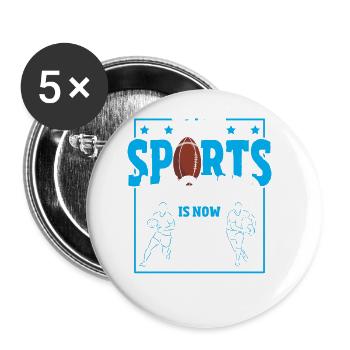 Cette légende du sport a maintenant 10 ans, le rugby à XV 10 ans. - Lot de 5 grands badges (56 mm) - blanc - Devant