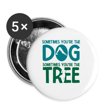 Yogalehrer Spruch Für Yogi Yoga - Buttons groß 56 mm (5er Pack) - Weiß - Vorne