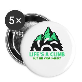 Unbenanntes Projekt 47 - Buttons large 2.2''/56 mm (5-pack) - white - Front
