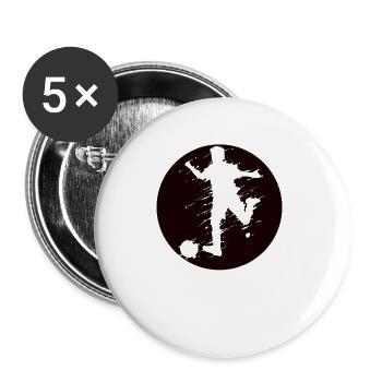 Funny football saying for football players! - Buttons large 2.2''/56 mm (5-pack) - white - Front