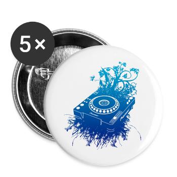 Organic CDJ 1000 DJ - Buttons groß 56 mm (5er Pack) - Weiß - Vorne