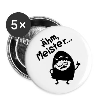 Igor - Um, Master ... Ligne - Lot de 5 grands badges (56 mm) - blanc - Devant