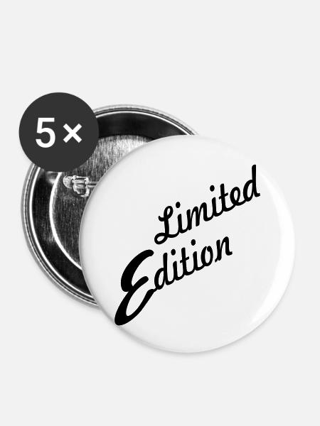 limited edition - Buttons groß 56 mm (5er Pack) - Weiß